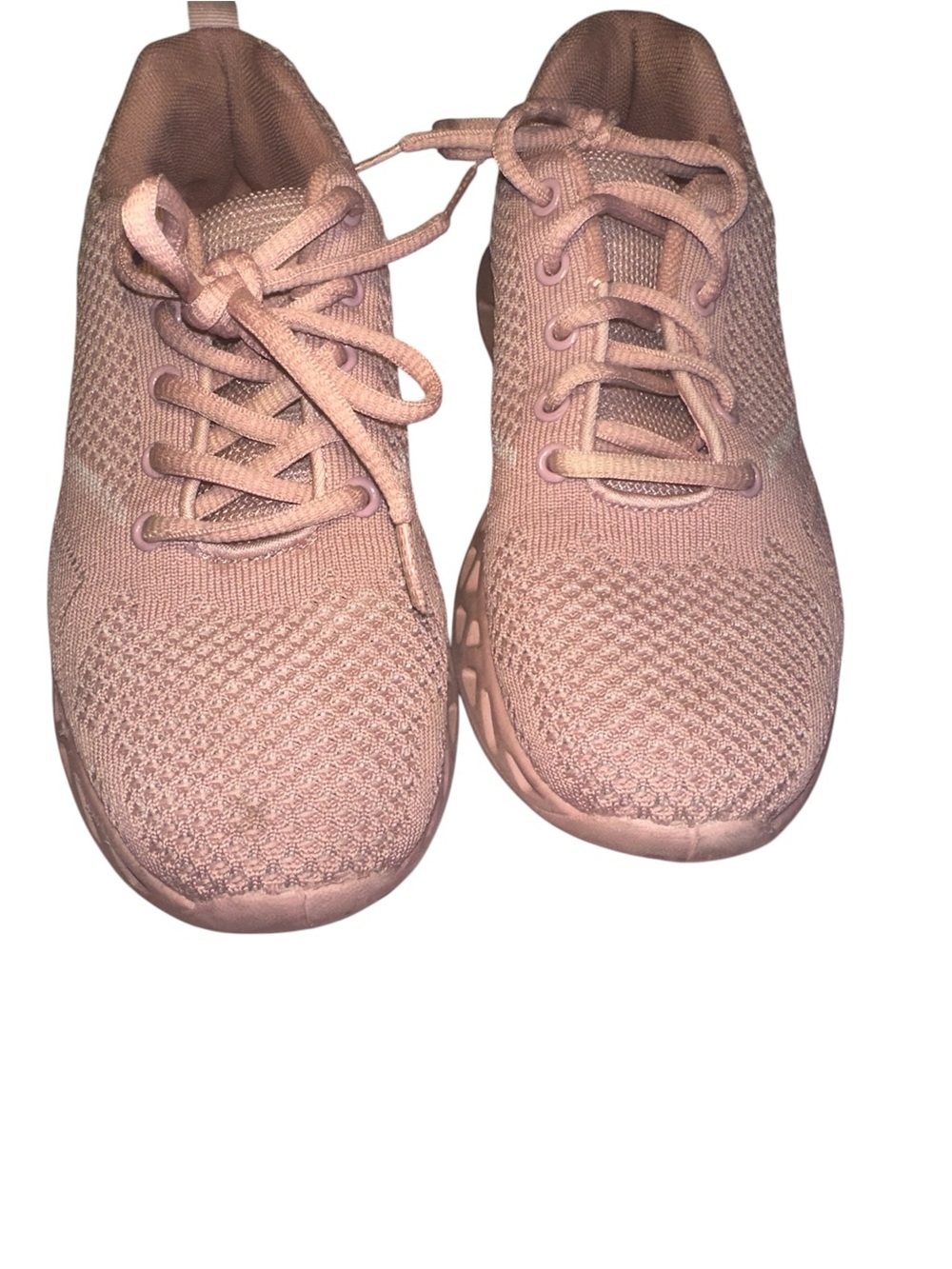 Kids Lightweight Pink Knit Sneakers